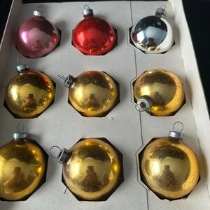 Vintage 1960’s Franke glass ornaments